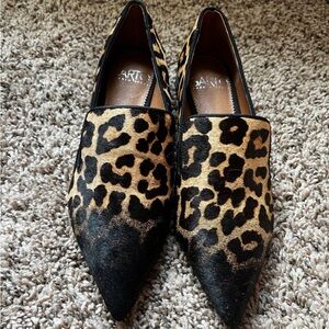 Franco Sarto Leopard Print Flats